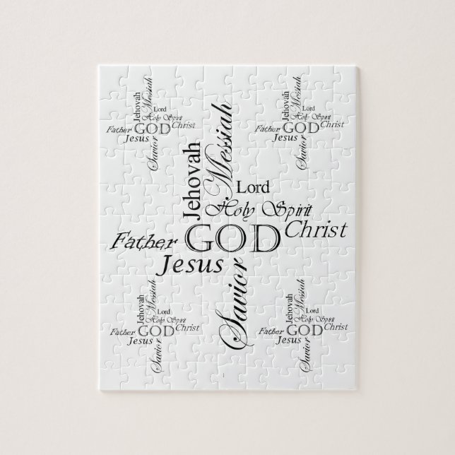 Quebra-cabeça Nomes da trindade (Vertical)