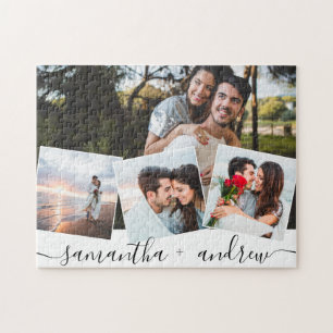 Quebra-cabeça Nomes de amor simples 4 foto colagem colagem de ca