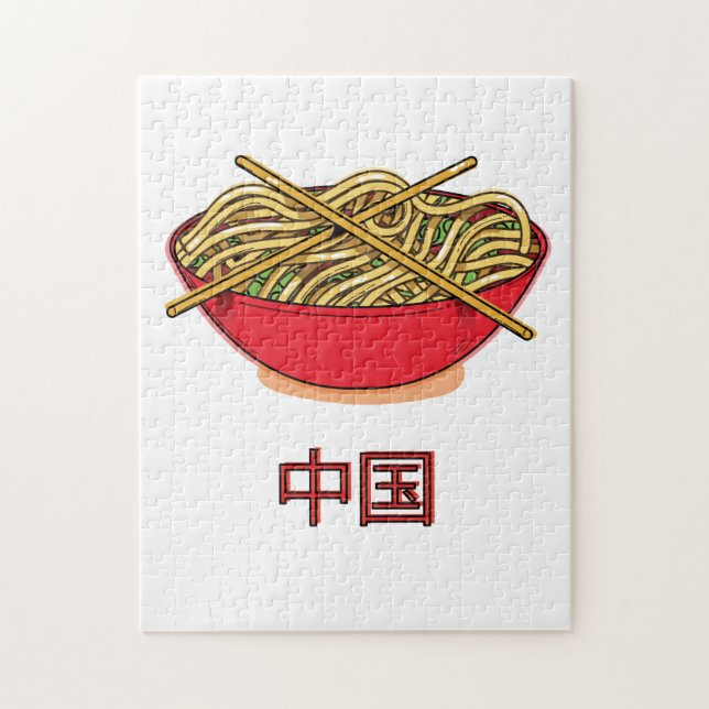 Quebra-cabeça Noodles da China (Vertical)