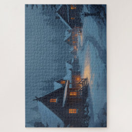 Quebra-cabeça Nordic Winter Village Jigsaw Puzzle