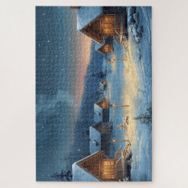 Quebra-cabeça Nordic Winter Village Jigsaw Puzzle