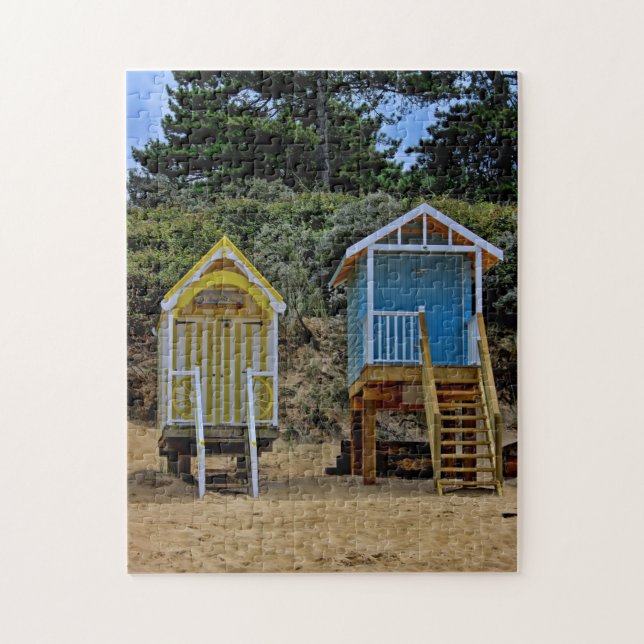 Quebra-cabeça Norfolk Beach Huts (Vertical)