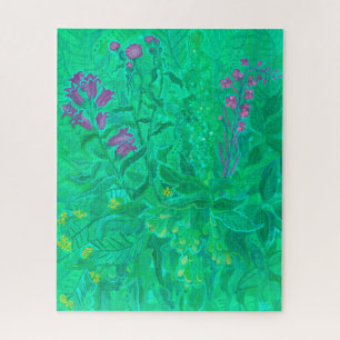 Quebra-cabeça Nortes Flores De Verão Flores De Arte Floral Ta