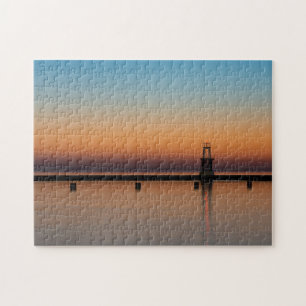 Quebra-cabeça North Ave Lighthouse Sunrise