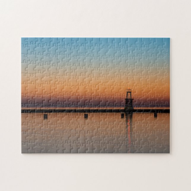 Quebra-cabeça North Ave Lighthouse Sunrise (Horizontal)