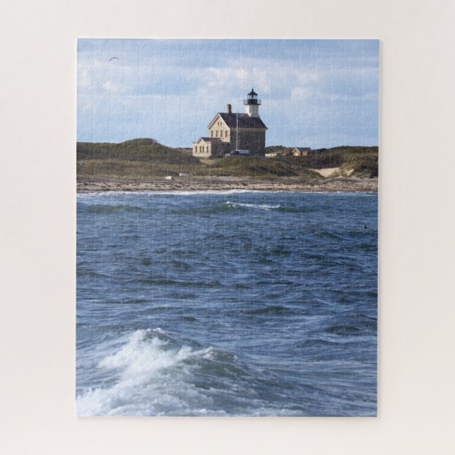 Quebra-cabeça North Light Lighthouse Rhode Island Puzzle (Vertical)