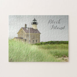 Quebra-cabeça North Lighthouse Block Island, RI