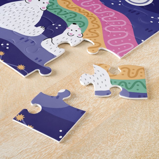 Quebra-cabeça Northern Lights Jigsaw Puzzle (Lateral)