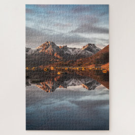 Quebra-cabeça Noruega Mountain Landscape Photo