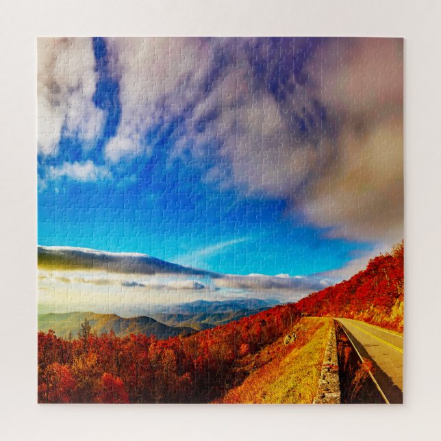 Quebra-cabeça Nós amamos Blue Ridge Mountains Virgínia. (Vertical)