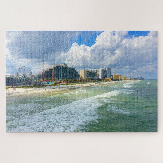 Quebra-cabeça Nós Amamos Daytona Beach na Flórida (Horizontal)
