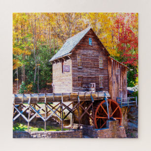 Quebra-cabeça Nós amamos Grist Mill West Virginia.