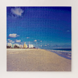 Quebra-cabeça Nós Amamos Miami Beach na Flórida