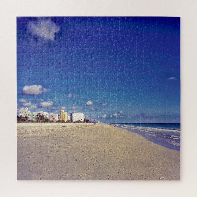 Quebra-cabeça Nós Amamos Miami Beach na Flórida (Vertical)
