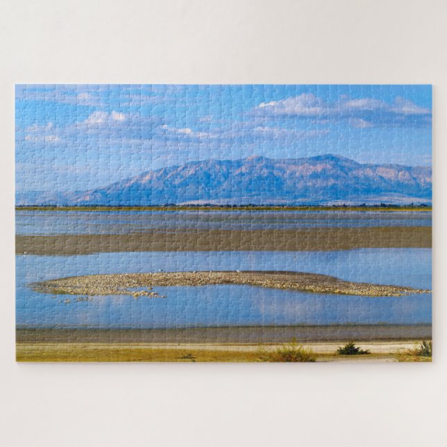 Quebra-cabeça Nós Amamos O Grande Lago Salgado Utah (Horizontal)