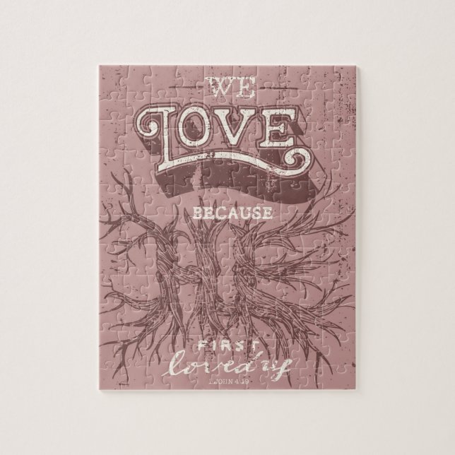 Quebra-cabeça Nós amamos (o rosa) (Vertical)