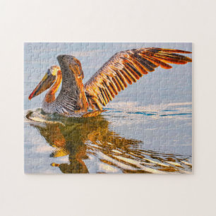 Quebra-cabeça Nós amamos Pelicanos Marrons Flórida