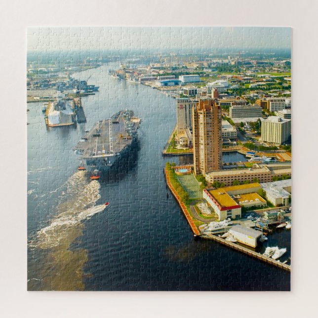 Quebra-cabeça Nós amamos Portsmouth Virginia. (Vertical)