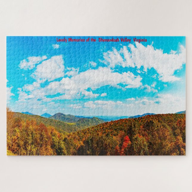 Quebra-cabeça Nós amamos Shenandoah Valley Virgínia. Quebra-cabe (Horizontal)