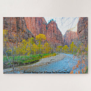 Quebra-cabeça Nós Amamos St. George Zion National Park Utah Jigs