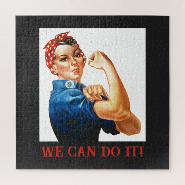 Quebra-cabeça Nós podemos fazer isso Rosie the Riveter Women Pow (Vertical)