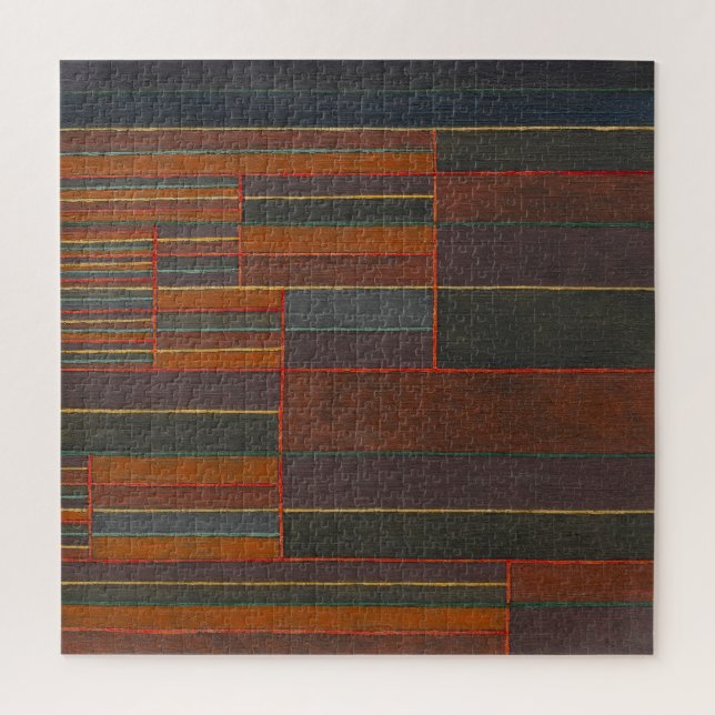 Quebra-cabeça Nos seis limiares atuais, Paul Klee, Abstrato (Vertical)