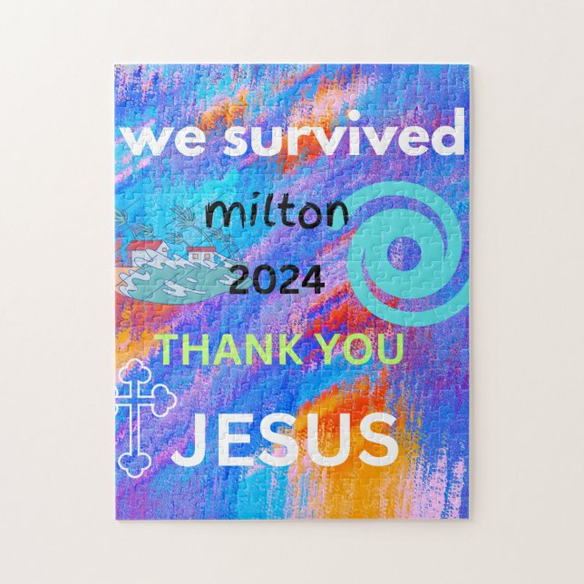 Quebra-cabeça Nós sobrevivemos ao milton 2024 (Vertical)