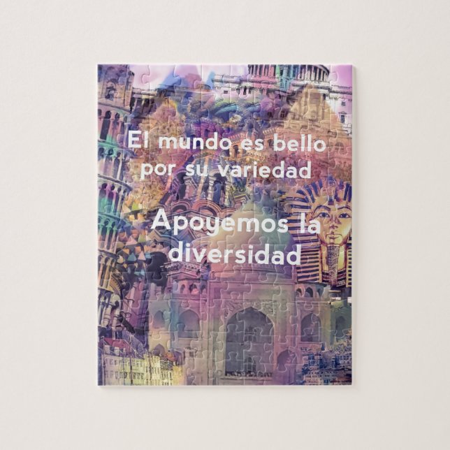 Quebra-cabeça Nossa diversidade faz-nos especiais (Vertical)