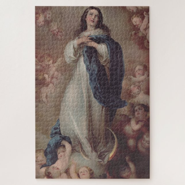 Quebra-cabeça Nossa Senhora da Conceição Imaculada Arte (Vertical)