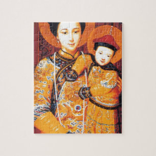 Quebra-cabeça Nossa senhora da Virgem Maria chinesa de China