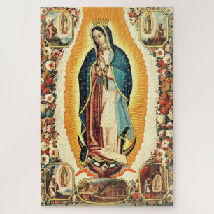 Quebra-cabeça Nossa Senhora de Guadalupe Arte Radiante