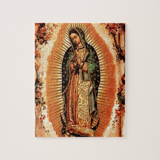 Quebra-cabeça Nossa senhora de Guadalupe e dos anjos (Vertical)