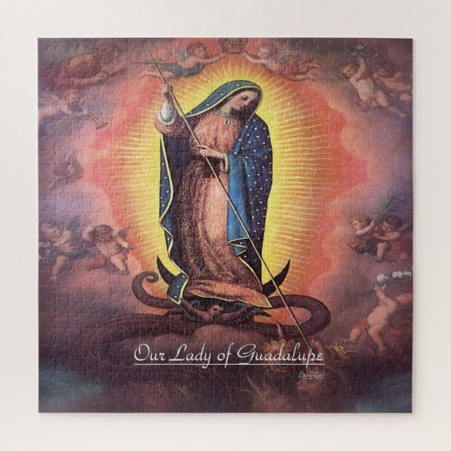 Quebra-cabeça Nossa Senhora de Guadalupe Rev12 (Vertical)
