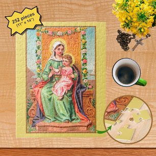 Quebra-cabeça Nossa Senhora do Rosário com Menino Jesus