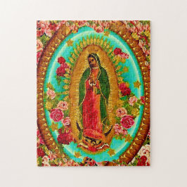 Quebra-cabeça Nossa Senhora Guadalupe Santo Virgem Mexicana Mari