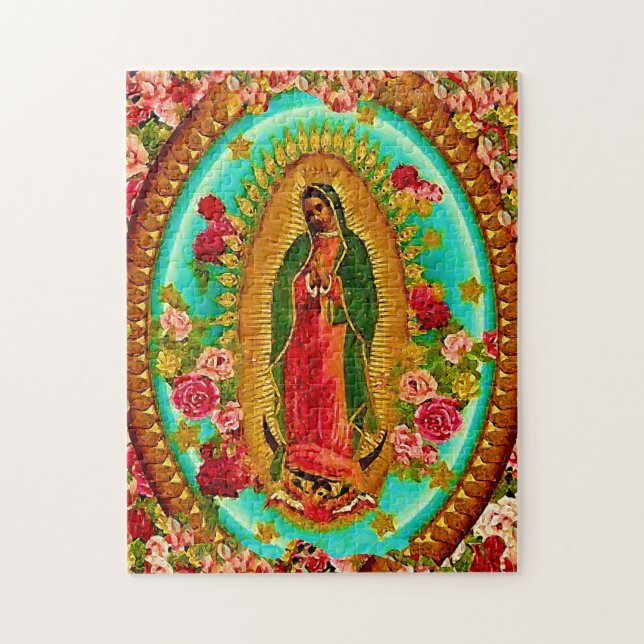Quebra-cabeça Nossa Senhora Guadalupe Santo Virgem Mexicana Mari (Vertical)