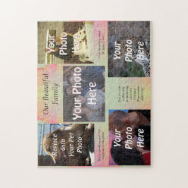 Quebra-cabeça Nossas fotos bonitas da vida familiar