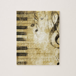 Quebra-cabeça Notas da música do piano