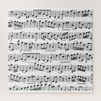 Quebra-cabeça Notas de Música de Folha