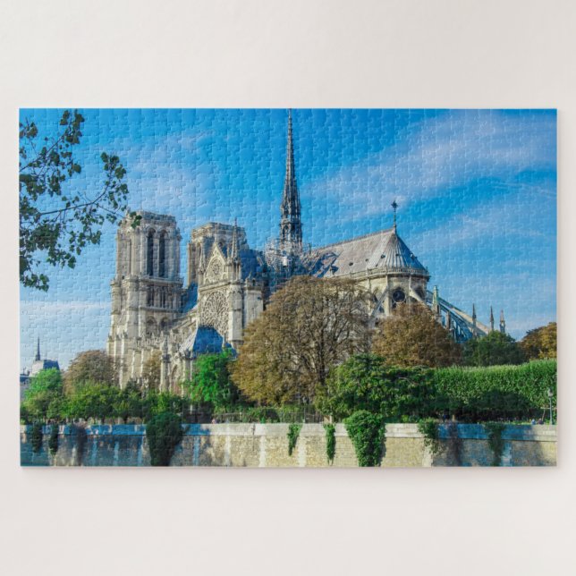 Quebra-cabeça Notre Dame de Paris, França (Horizontal)