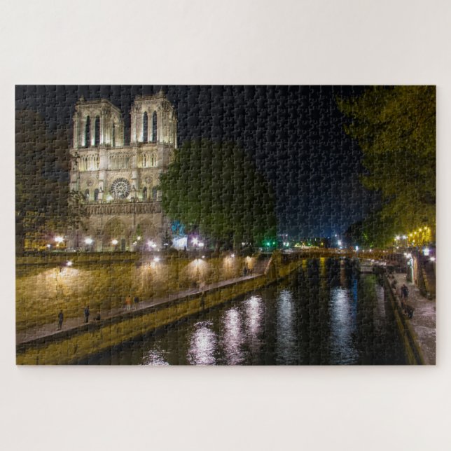Quebra-cabeça Notre Dame de Paris, França (Horizontal)