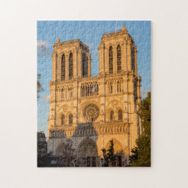 Quebra-cabeça Notre Dame de Paris na hora do Ouro - Paris, Franç