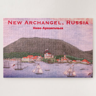 Quebra-cabeça Nova Arcanjo, pintura Rússia (Sitka)