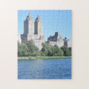 Quebra-cabeça Nova Iorque Central Park Reservoir NYC Skyline