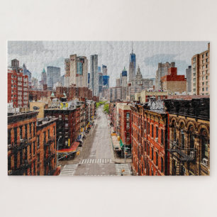 Quebra-cabeça Nova Iorque de paisagem urbana de Manhattan