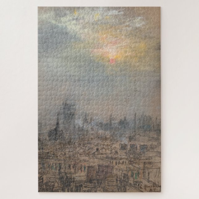 Quebra-cabeça Nova Iorque de Vintage (Vertical)