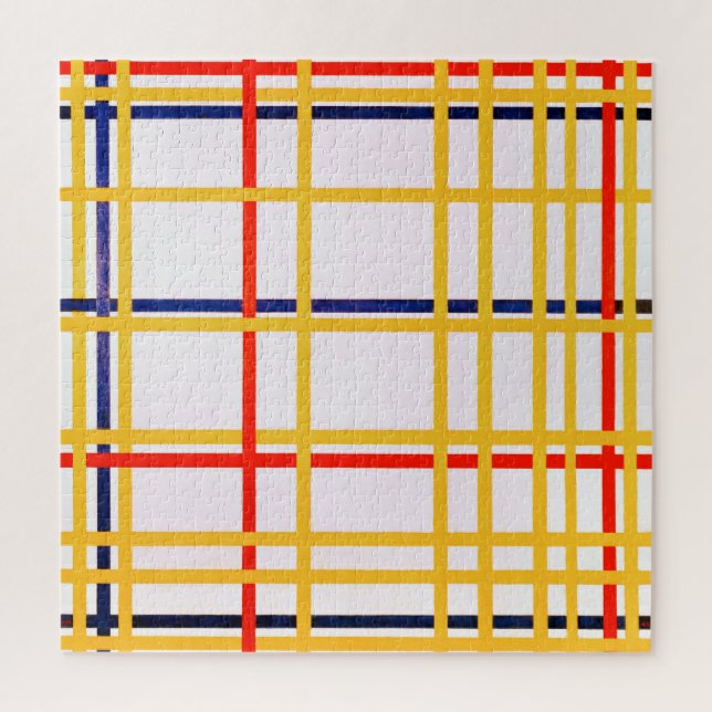 Quebra-cabeça NOVA IORQUE I | Piet Mondrian | (Vertical)