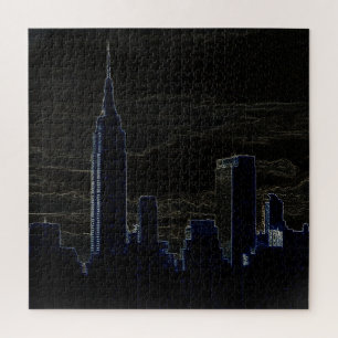 Quebra-cabeça Nova Iorque Manhattan - Arranha-céus