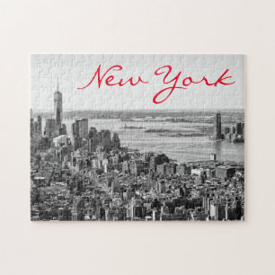 Quebra-cabeça Nova Iorque Manhattan Preto