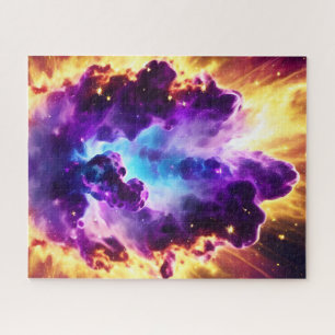 Quebra-cabeça Nova nebulosa explosiva incendeia céu cósmico pais